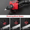Eastvolt Rivet Nut Tool, 3 in 1 Hand Rivet, Rivet