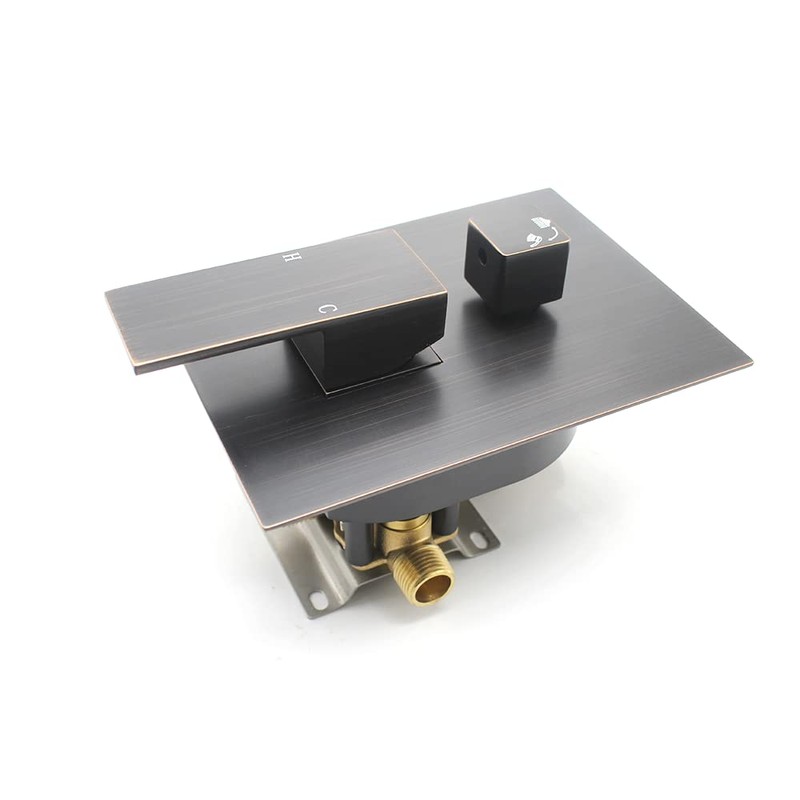 2 Way Outlet Shower Diverter Valve Mixer Rough Brass 2