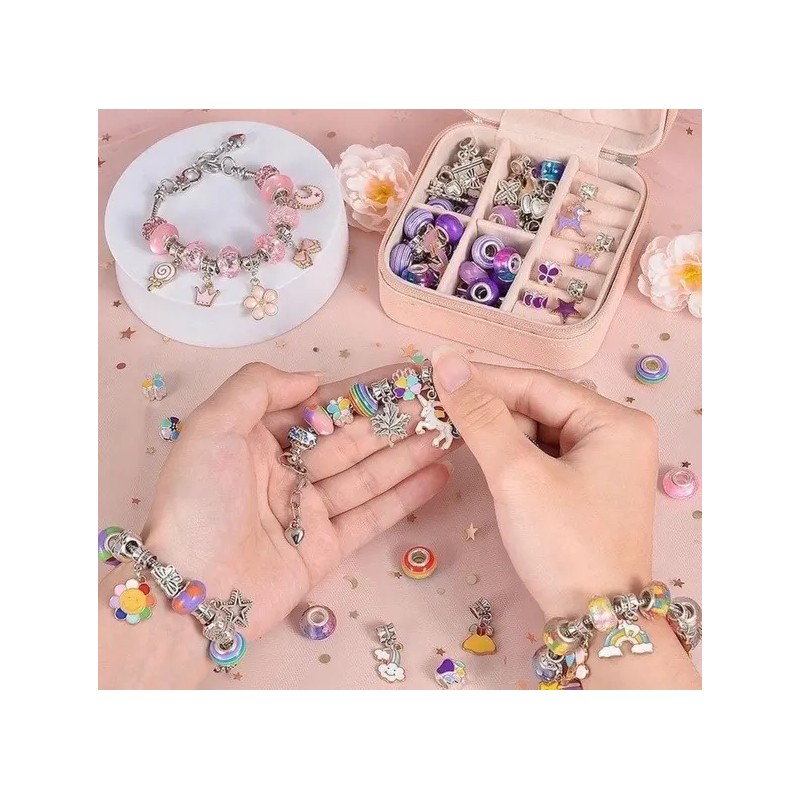 Kit Para Hacer Pulseras Diy Fabricación De Joyas Para Niñas