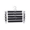 Better Space Ganchos para Falda de Madera, Recubiertos con Caucho,
