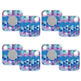 MightySkins Skin Compatible with Tile Mate w/Replaceable Battery (2018) - Purple Kaleidoscope | Protective, Durable, and Unique Vinyl wrap Cover | Easy to Apply, Remove | Made in The USA