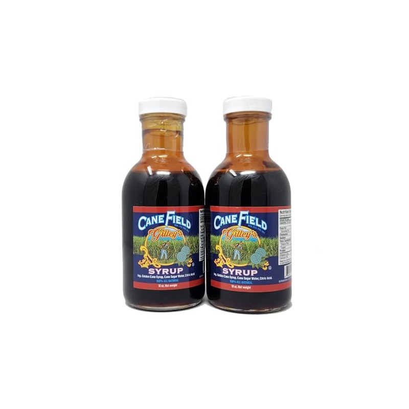 Generic Cane Field Syrup by Gilleys, 2-15 Ounce Bottles, 100%