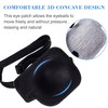 PAGOW 3Pcs 3D Eye Patches for Adults, Adjustable Eyepatch for