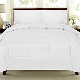 My Sweet Home Goose Down Alternative Comforter, Full, White
