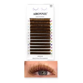 Lashesandfun Extensiones De Pestañas 1x1 Color Café 0.05d Mix 8-15mm Blis