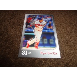 PHILLIES 2017 Hyun Soo Kim PHOTO CARD 4" X 6" SGA