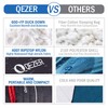 QEZER Down Sleeping Bag for Adults 600 Fill Power Down