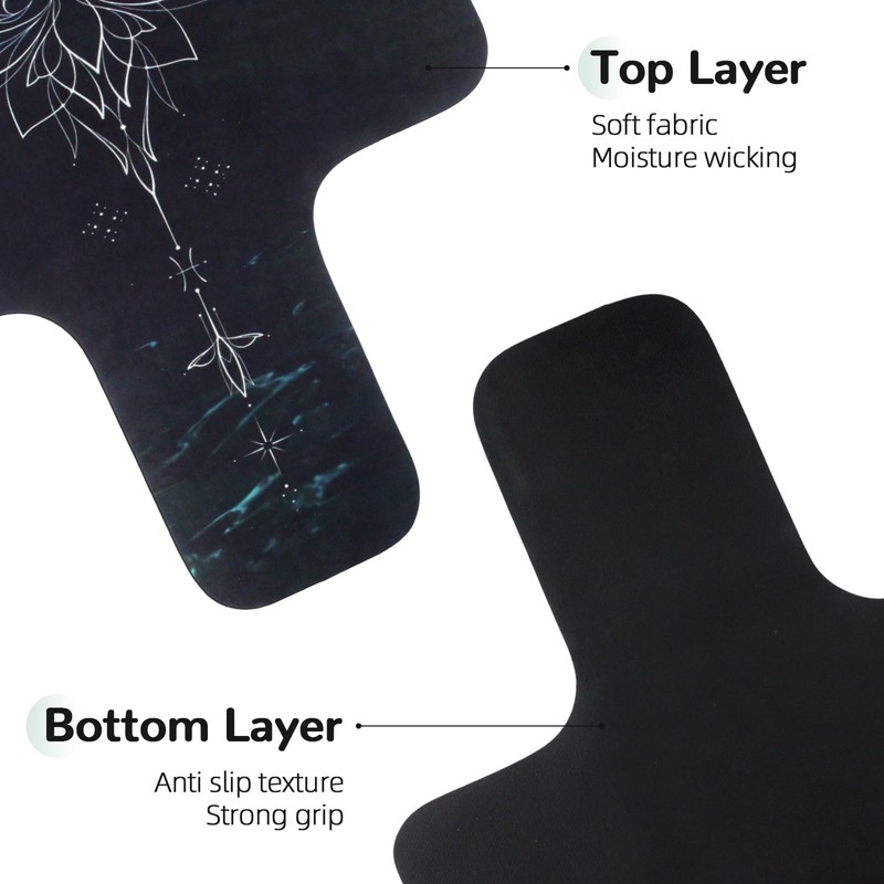 Non-Slip Pilates Reformer Mat Cover, 39 x 23” Pilates Towel