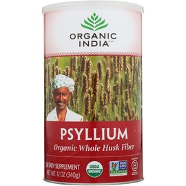 Organic India Psyllium Organic Whole Husk Fiber 12 oz