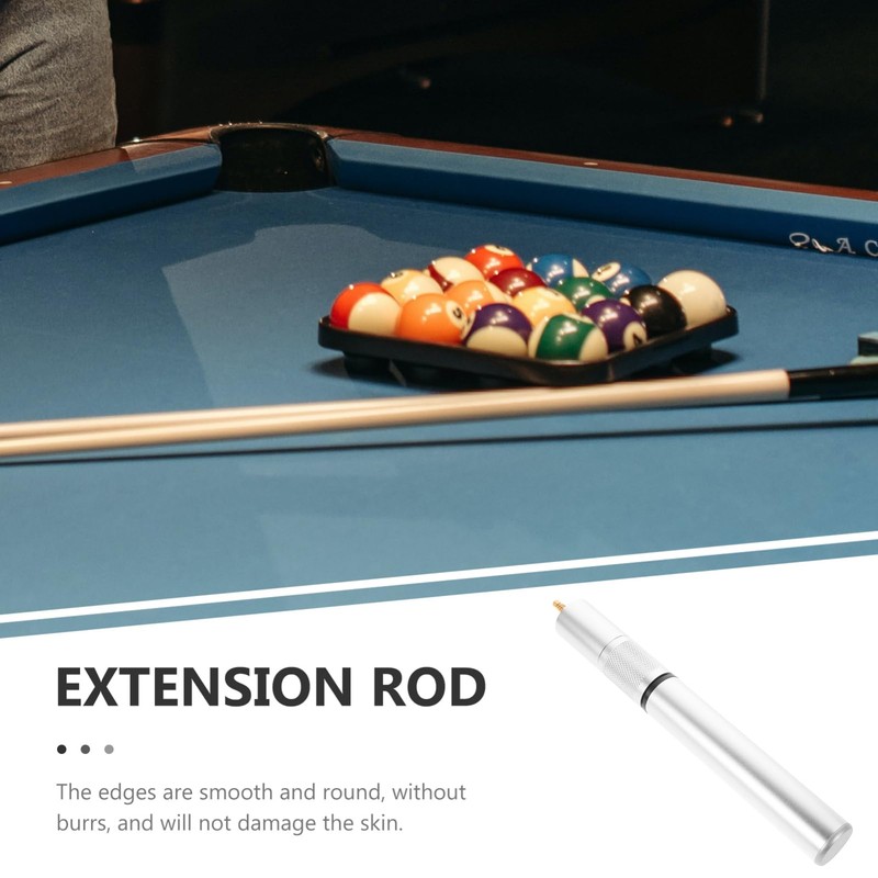 Sosoport Stable Billiard Extender Lightweight Extension Rod for Easy Use