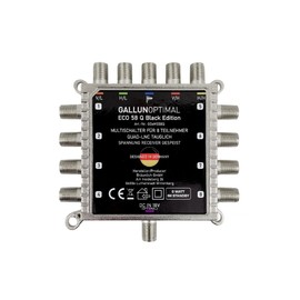 GALLUNOPTIMAL ECO Multiswitch Satellite 5/8 for 8 Participants / Quattro & Quad LNB Capable / Digital, HDTV, FullHD, 4K, UHD Compatible