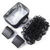 CZC AUTO 22"x38" Black Latex Bungee Cargo Net Strech to