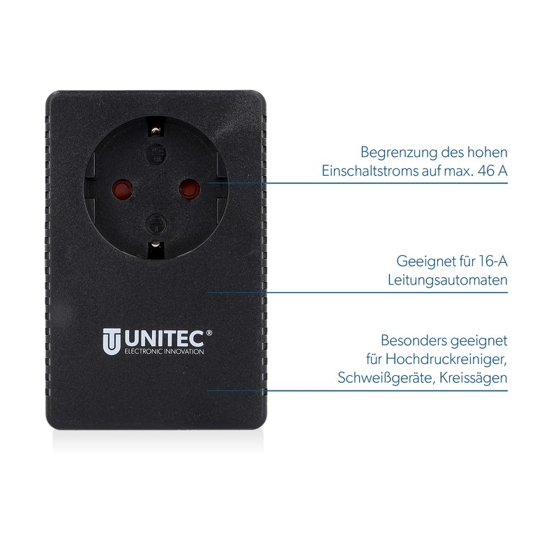 Unitec start-up limiter and inrush current limiter (250V ~ /