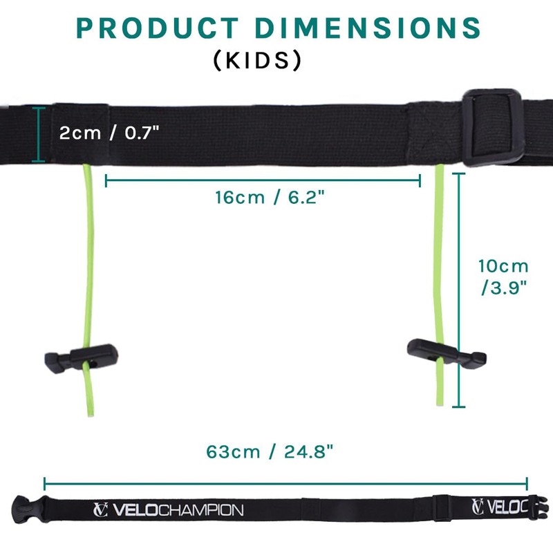 Adjustable Elastic Triathlon, Marathon, Running Sports Number Belt with Clip