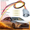 Micarun 3 Wires Engine Coolant Temperature Sensor Switch Sender Connector