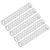 uxcell 5Pcs Compression Spring, Wire Diameter 0.024", OD 0.31", Free