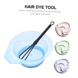 BIUDECO 1set Professional Hair Dye Mixing Bowl Set Black Gray Blue Bowl Hair Dye Tools