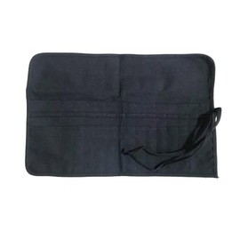 ZARSIO Canvas Roll-up Pencil Bag Art Paint Brush Holder & Storage Organizer Roll-Up Case Bag 22 Slots/ 30 Slots Pockets Carry Pouch (30 holes)