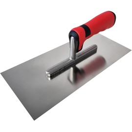 Maurerfreund, Set with Cleaning Trowels, Stainless Steel Smoothing Trowel with Soft Handle and Bernese Cleaning Trowel Rustproof, Made in Germany