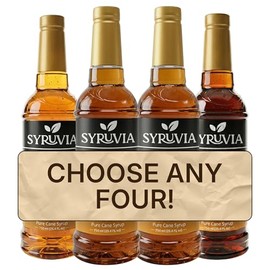 Syruvia Coffee Syrup – Choose Your Flavors Custom Bundle – Premium Flavored Syrup for Coffee, Drinks & Lattes – 25.4 fl oz Bottles – Build Your Own 4 Pack