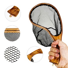 Aventik Tenkara Curved Wooden Landing Net
