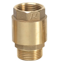 RIBILAND 02214 Gold Brass Check Valve