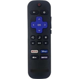 OEM Part- Remote Control Compatible with ONN Roku LED Smart TV Models 100012589, 100012590 and 100018971