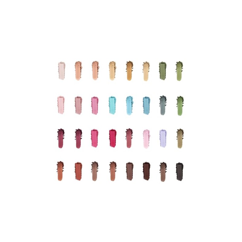 Holler and Glow Perfect Palette 32 Shades Eyeshadow Palette, 0.90