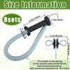 Hicarer 8 Set Electric Fence Spring Gate Handles Kit, Fence