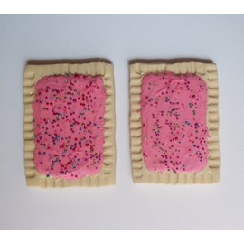 Pop Tart Cherry Breakfast Dessert Treat Set of 2 - Perfect for 18 Inch American Girl® Dolls