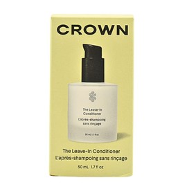 CROWN AFFAIR The Mini Leave-In Conditioner Cream 1.7 oz | Lightweight Hydrating Anti-Frizz Cream for Dry, Fine & Damaged Hair | Curl Enhancing, Heat Protectant, Vegan & Cruelty-Free