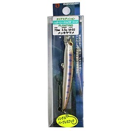 Bassday Sugar Minnow Slim 70F Rigid Area Edition #M-02 Plated Yamame