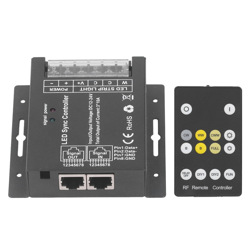 RF Wireless Remote LED Dimming Controller 14 Keys Two Tone