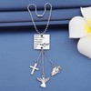 MYOSPARK Guardian Angel Car Charms for Rear View Mirror Never