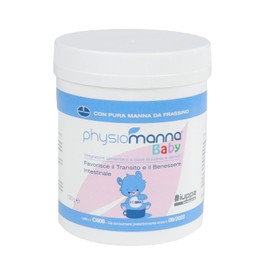 PHYSIOMANNA BABY con pura Manna da Frassino, camomilla, melissa e finocchio, per il benessere gastrointestinale per bambini da 0 a 3 anni – barattolo, 100 gr