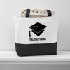 CafePress Valedictorian Grad Hat Canvas Tote Top Zipper Closure