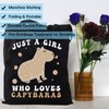 Capybaras Makeup Bag, Capybara Lovers Accessories, Huge Cavy Rodent Gift,
