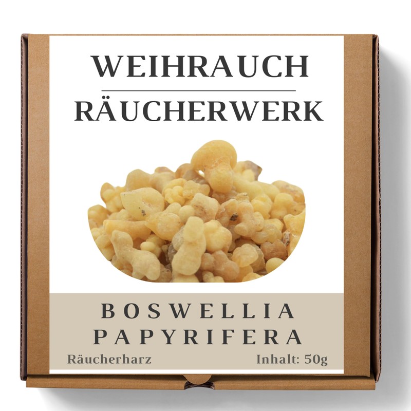 JEEBUTY Boswellia Papyrifera Incense 50 g, Eritrea Olibanum 1st Choice,