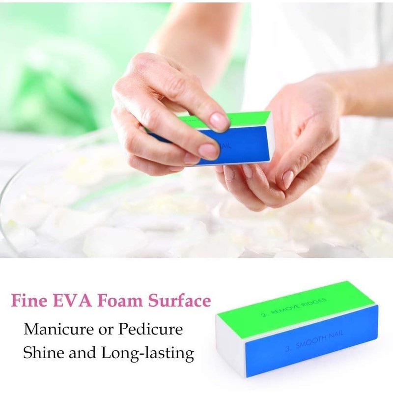 Nail File Set, 13 Pack Nail Files Buffers Nail Brush
