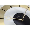 NEXTIME 2790GO Retro Gold Glass Clock, 31.0 x 31.0 x