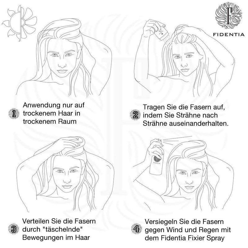 Fidentia Premium Pouring Hair, Stray Hair – Professional Line Hair