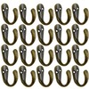 Gutapo Coffee Cup Hooks 20pcs Vintage Bronze Hooks Door Wall