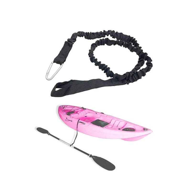 POFET 2 x Expandable Kayak Paddle Leash with D Shape