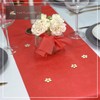 NATUARTE, Table Runner Red, Non-Woven Table Runner Roll, Decorative Table