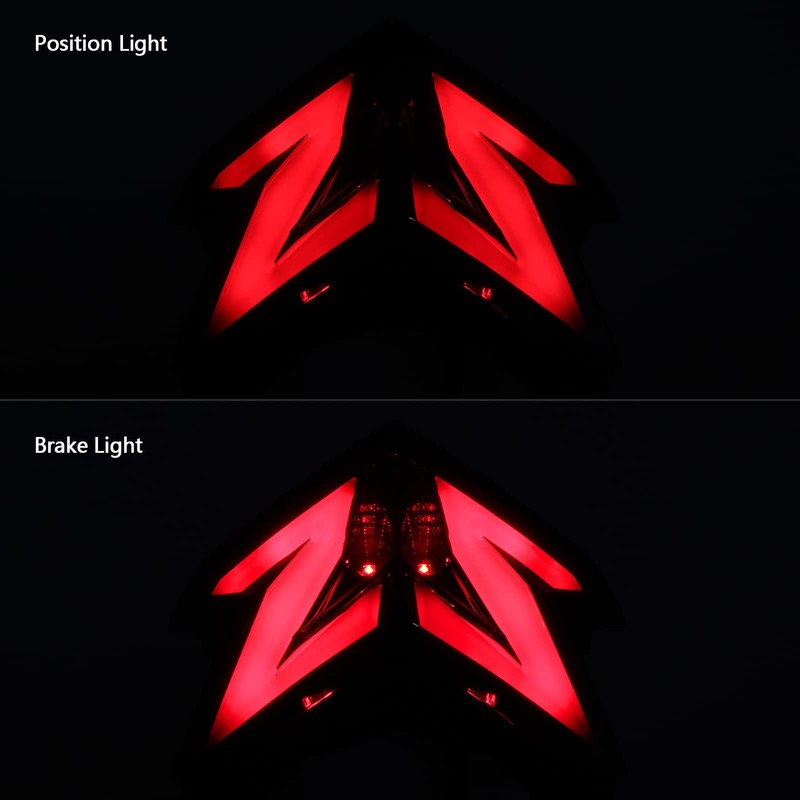 KOPPANG Tail Light LED Turn Signal Blinker Integrated Smoke Compatible