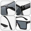 EOWVISN 4 Pieces Of Square Frame Sunglasses, Fashionable Sunglasses, Clothing