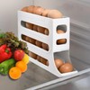 MAYLESS EGG HOLDER FOR FRIDGE, Auto Rolling Fridge Egg Organizer,