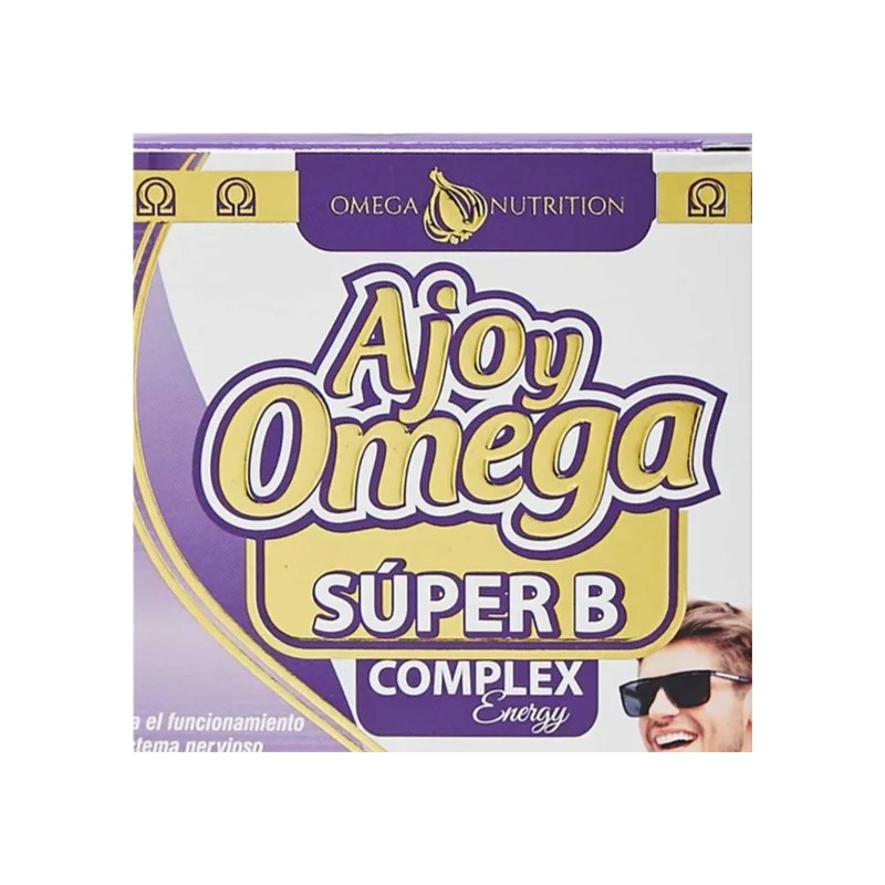 Ajo Y Omega Nutrition Súper B Complex Energy Corazón Estrés