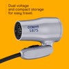Conair Compact Hair Dryer with Folding Handle, 1875W Travel Blow