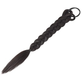 Gatuida Long Braided Ponytail Extension Natural Color Wrap Around Hair Tie for Women for Daily Wear Parties Cosplay Photography